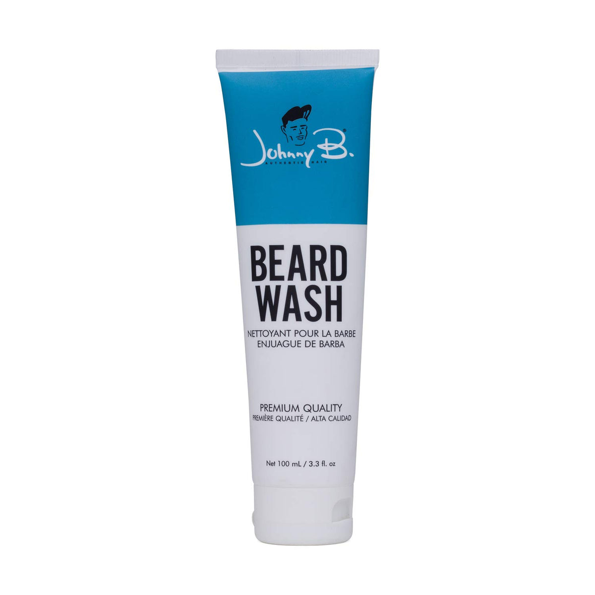 Johnny B. Refreshing Beard Wash - Soothes & Softens Facial Hair, 3.3 Oz.