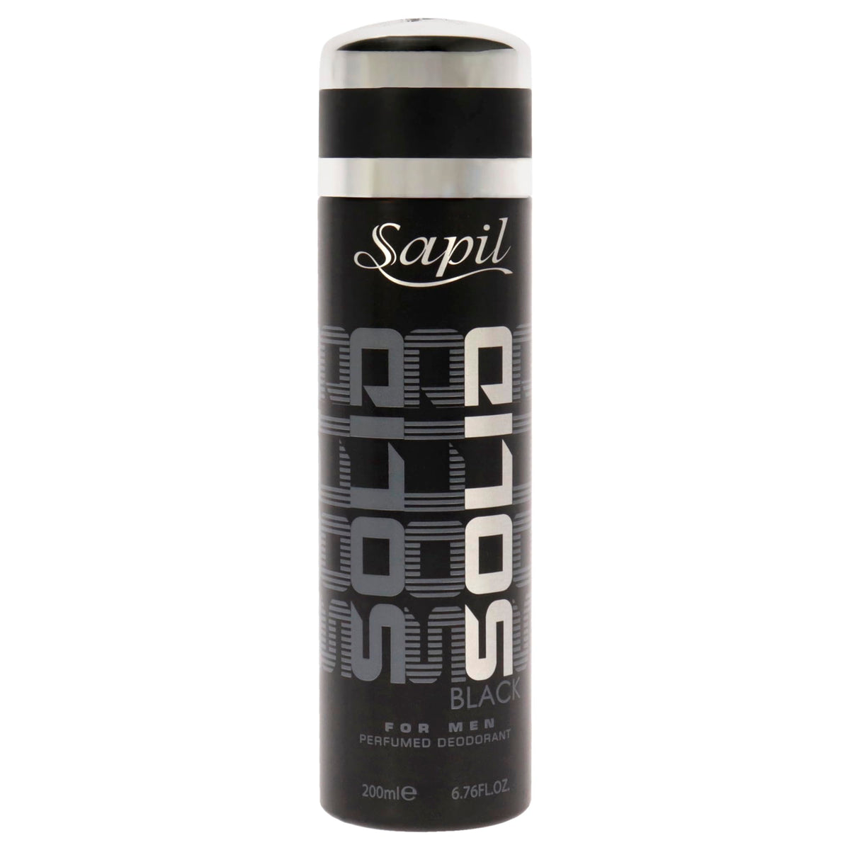 Solid Black by Sapil for Men  676 oz Deodorant Spray