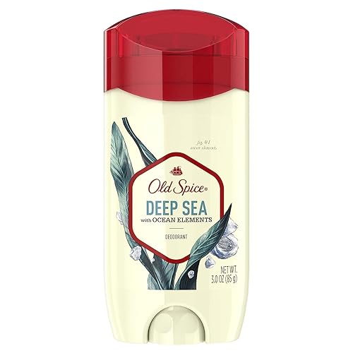 Old Spice Deodorant For Men, Deep Sea Ocean Elements Scent, 3 Oz, Fresh & Invigorating