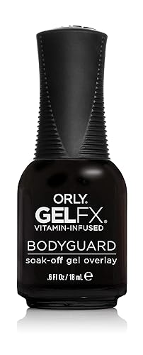 Orly Gel Fx Body Guard Soak-Off Gel Overlay, 0.6 Oz - Black Nail Treatment