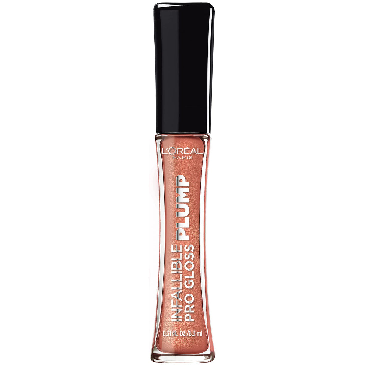 L'Oreal Paris Infallible Pro Gloss Plump Lip Gloss, 609 Lucid Glow, 0.21 Fl. Oz.