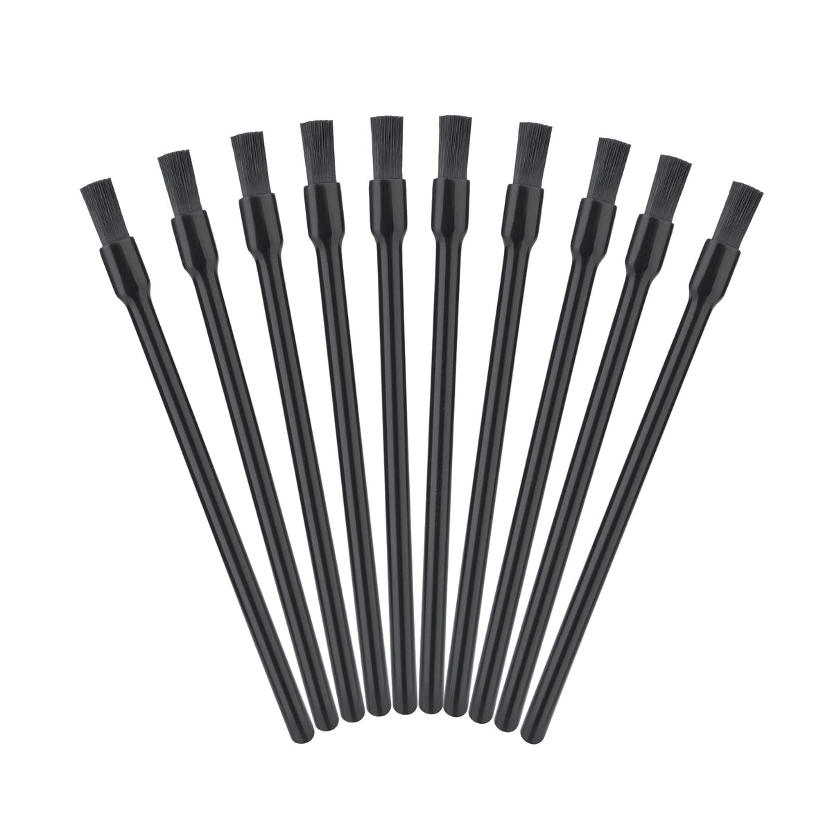 G2Plus 100Pcs Disposable Lip Brush Applicators & Nail Brushes - Dark Black Makeup Wands