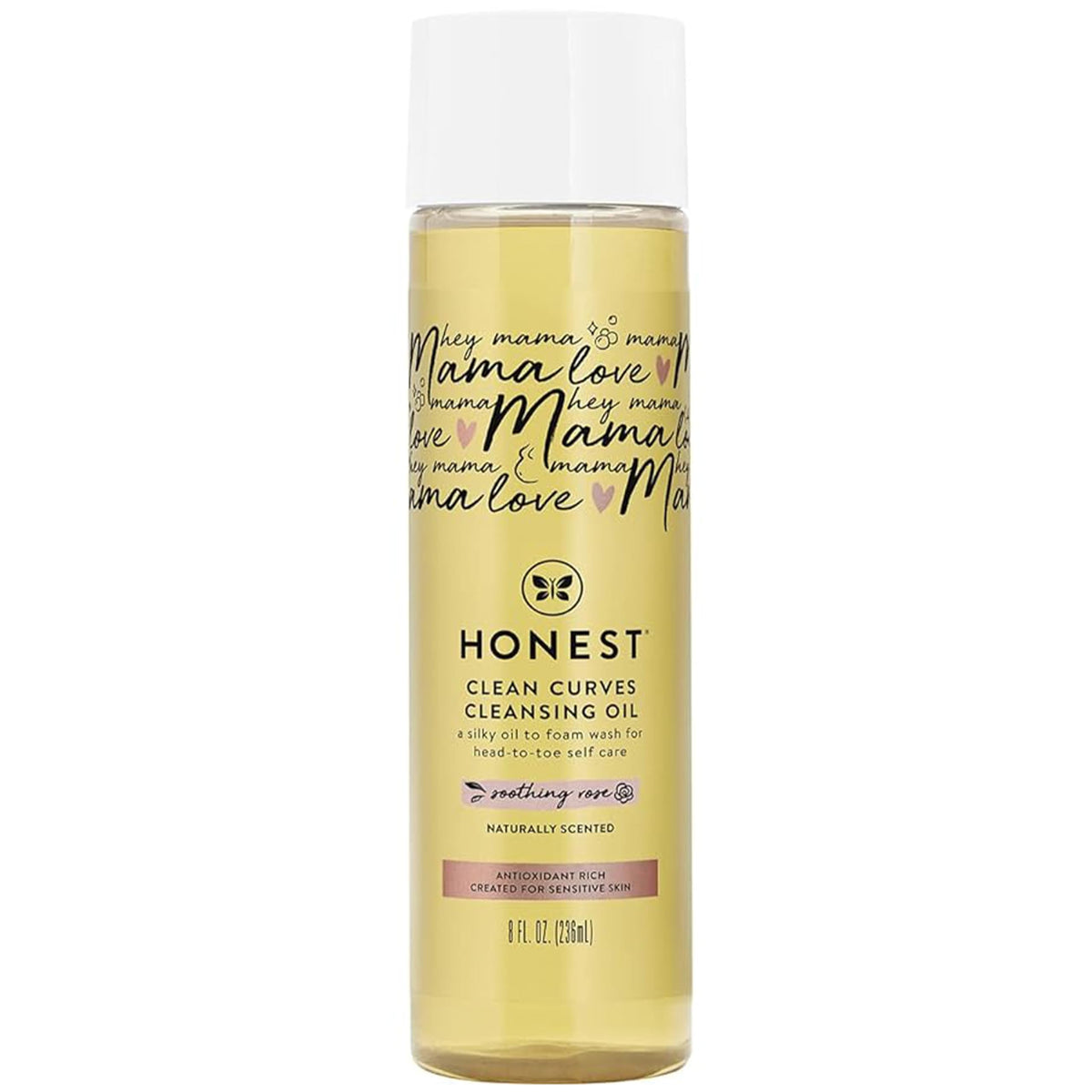 The Honest Company Cleansing Shower Oil - Soap Free, Naturally Derived, Avocado Oil, 8 Fl Oz