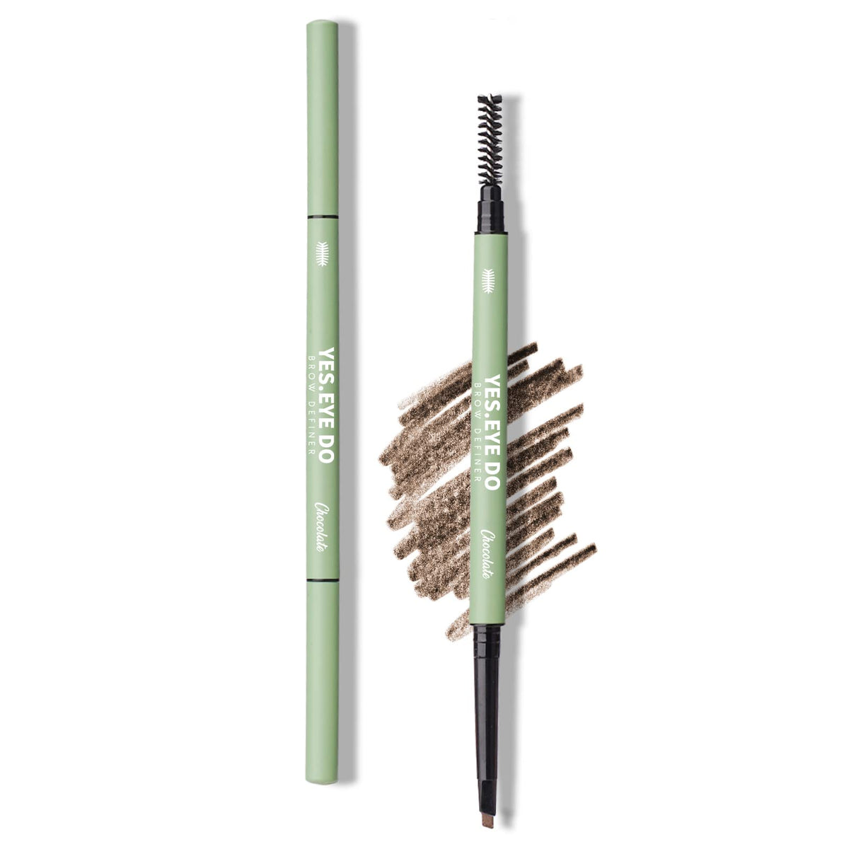 Yes.Eye Do Eyebrow Pencil Dark Brown - Ultra Slim Waterproof Micro Fine Triangle Tip, 1 Count