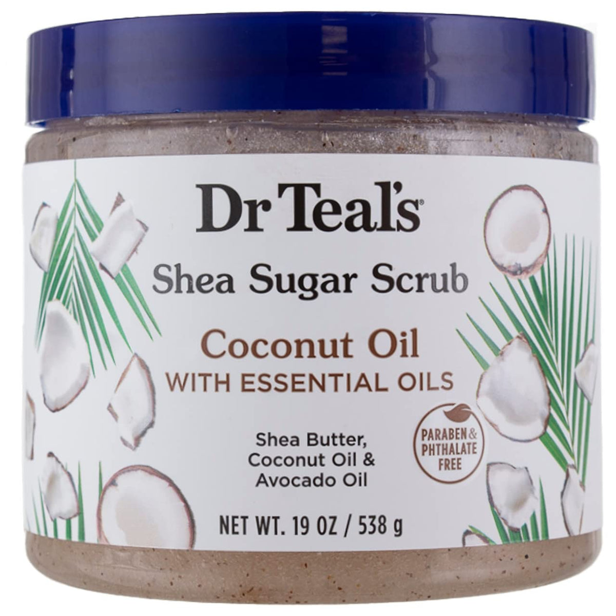 Dr. Teal'S Shea Sugar Scrub With Coconut Oil - 19 Ounce Exfoliating Body Scrub