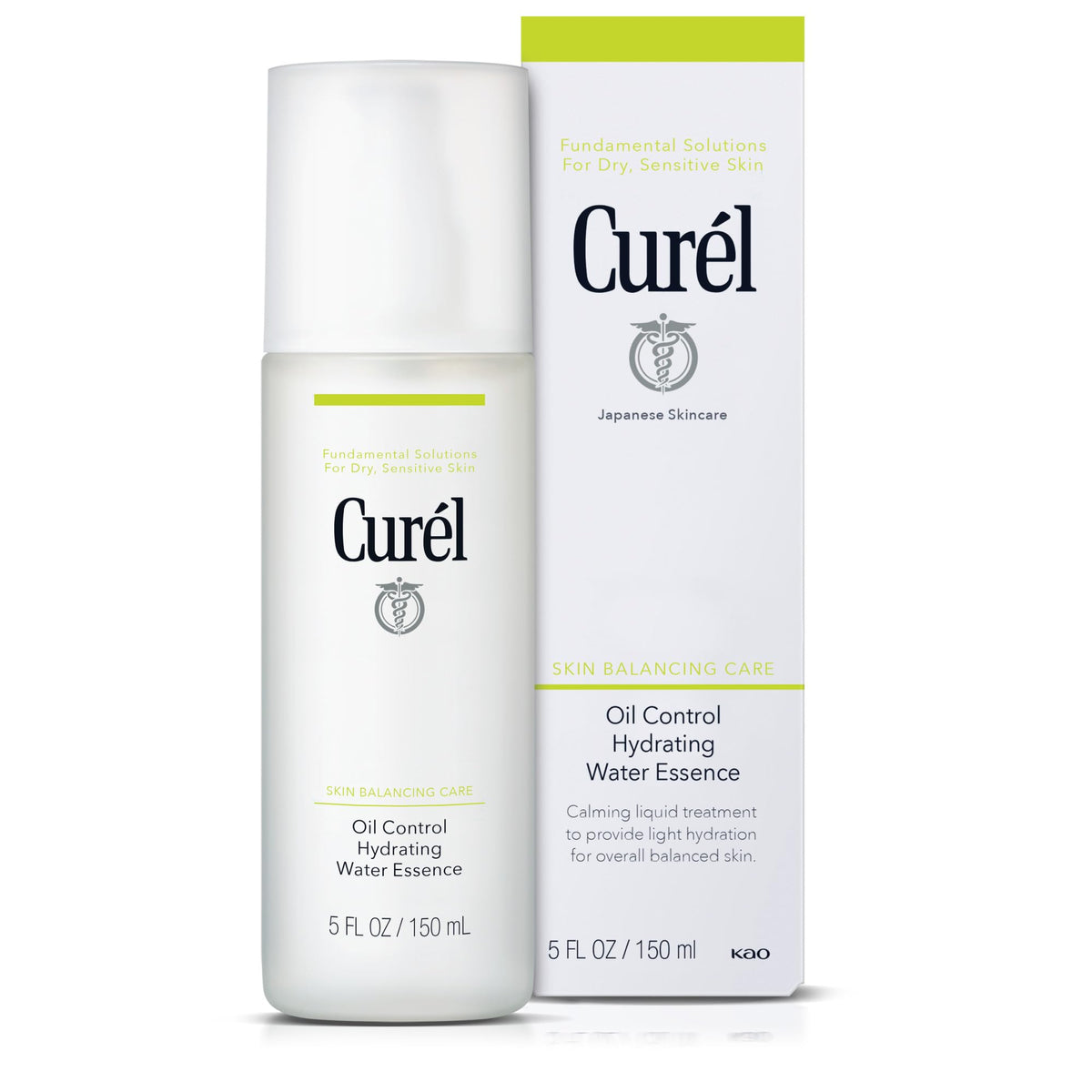 Curel Oil Control Hydrating Water Essence, Fragrance-Free Moisturizer For Sensitive Skin, 5 Oz