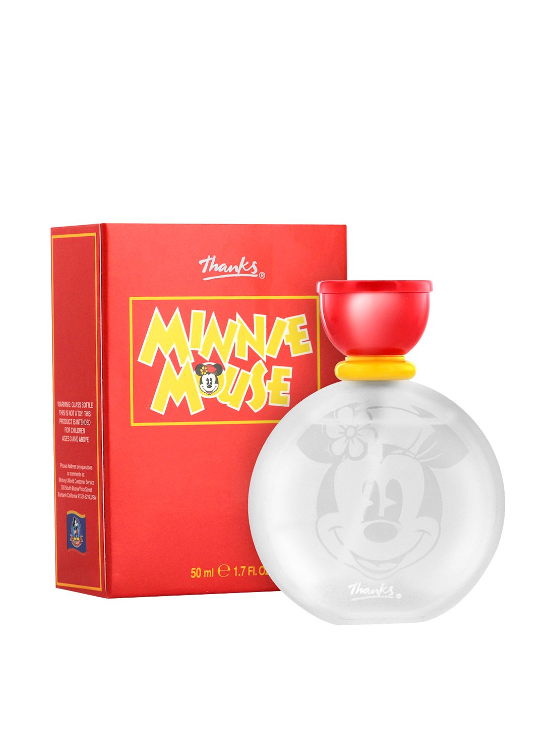 Disney Minnie Mouse Eau De Toilette Spray For Women, 1.7 Oz - Floral Fragrance