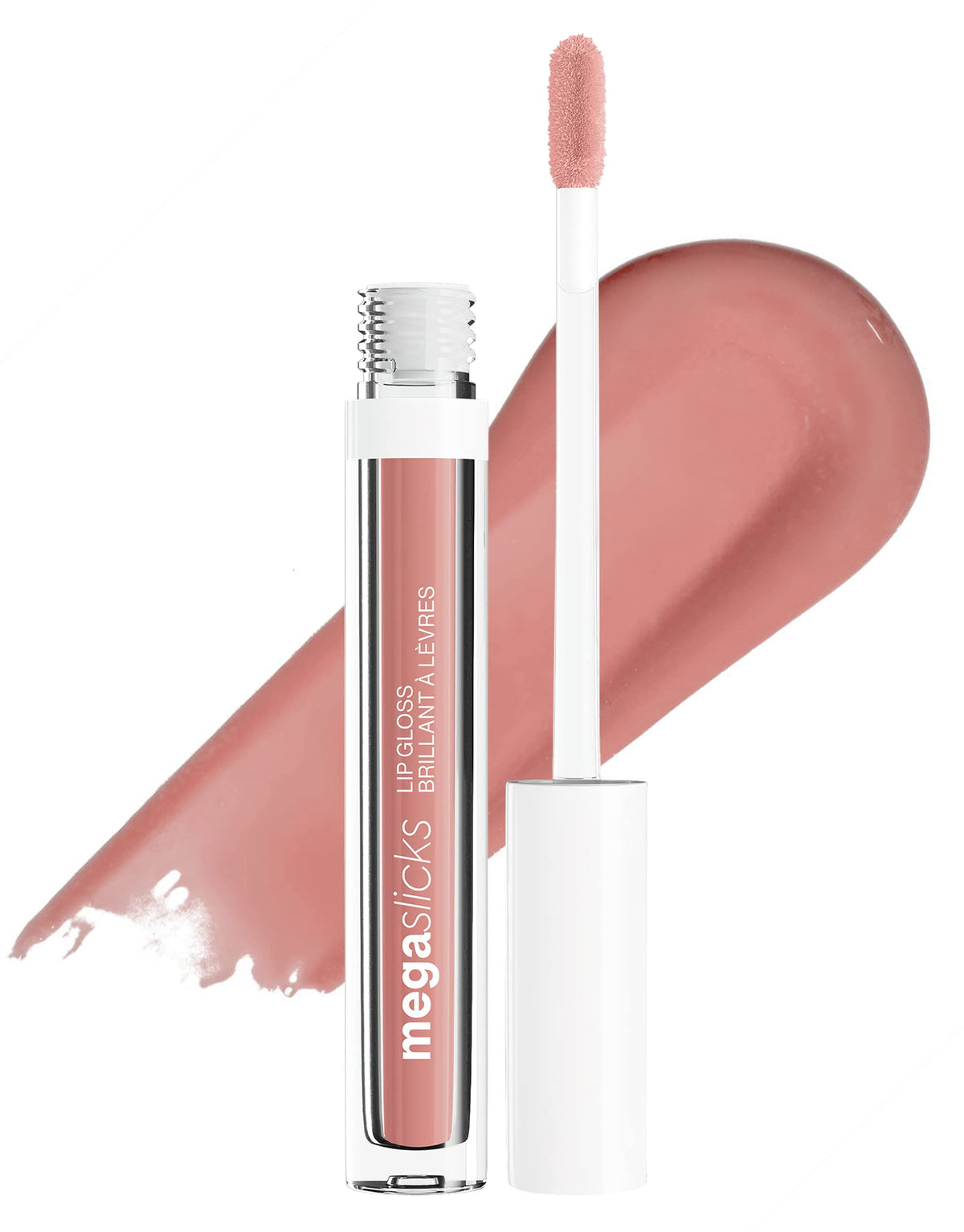 Wet N Wild Mega Slicks Lip Gloss - Long Lasting Hyaluronic Acid, High Shine, Snuggle Sesh