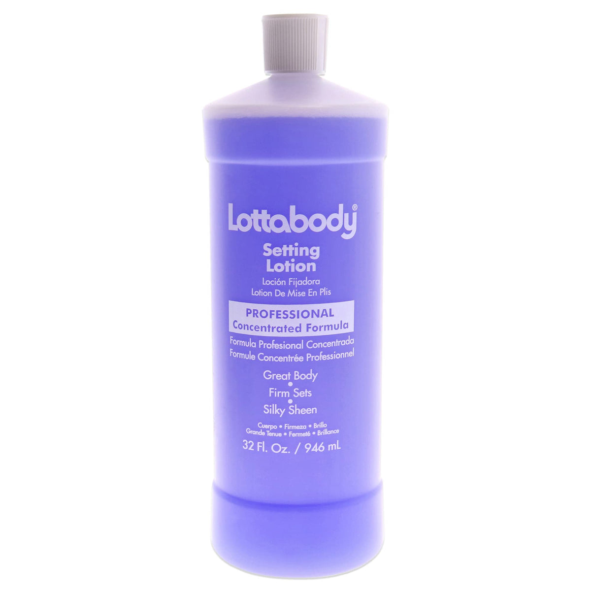 Lottabody Setting Lotion, 32 Fl Oz - Perfect For Hold & Shine, Hair Styling Essential