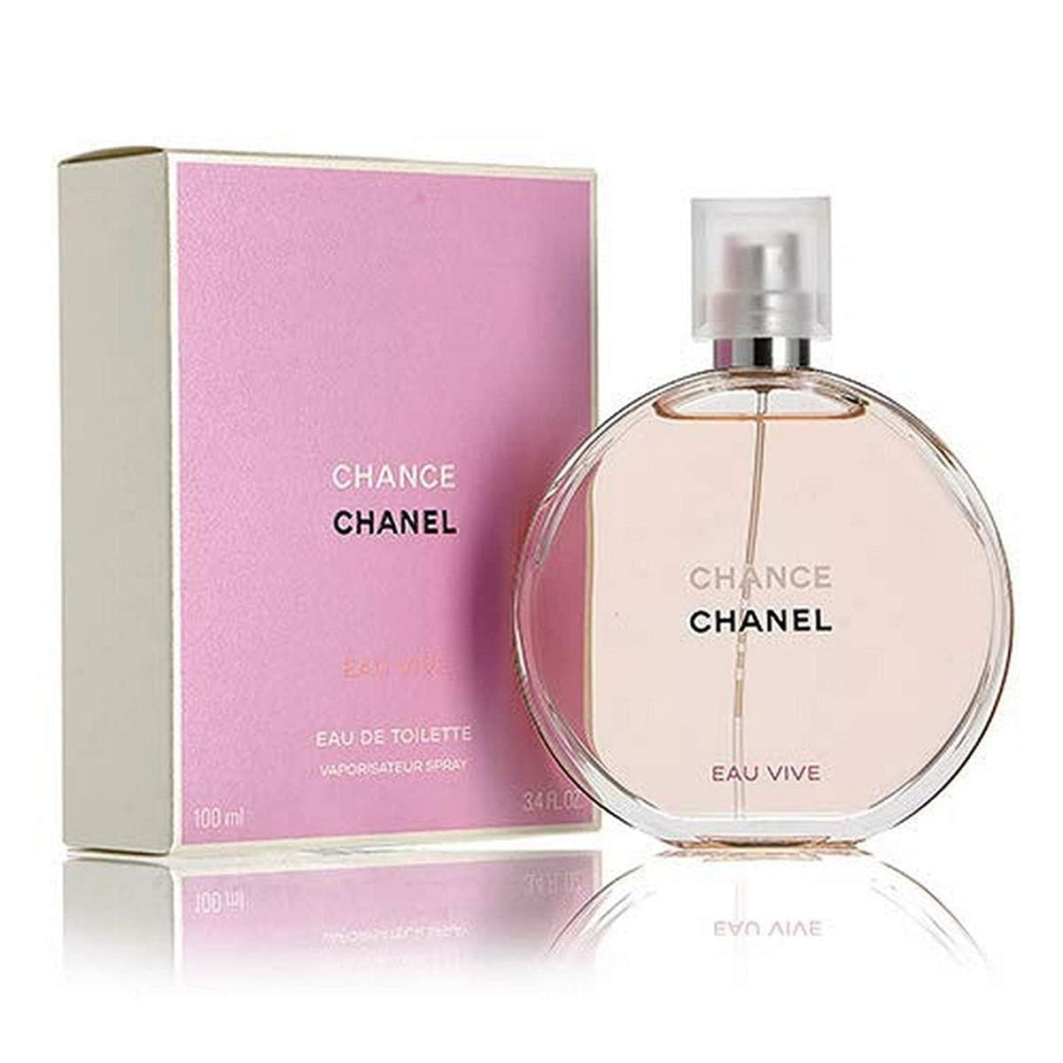 Chanel Chance Eau Vive Eau De Toilette Spray For Women, 3.4 Oz - Fresh & Vibrant Fragrance