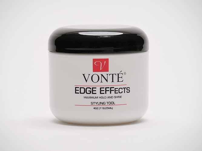 Vonte Edge Effects Hair Styling Gel, 4 Fl Oz - Strong Hold, Non-Greasy Finish