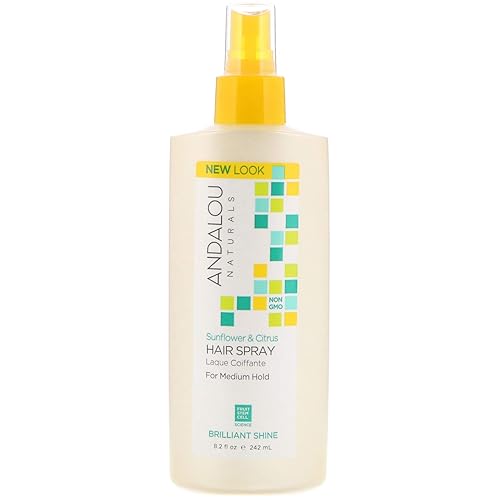 Andalou Naturals Hair Spray Perfect Hold, 8.2 Fl Oz - White, Long-Lasting Styling Solution