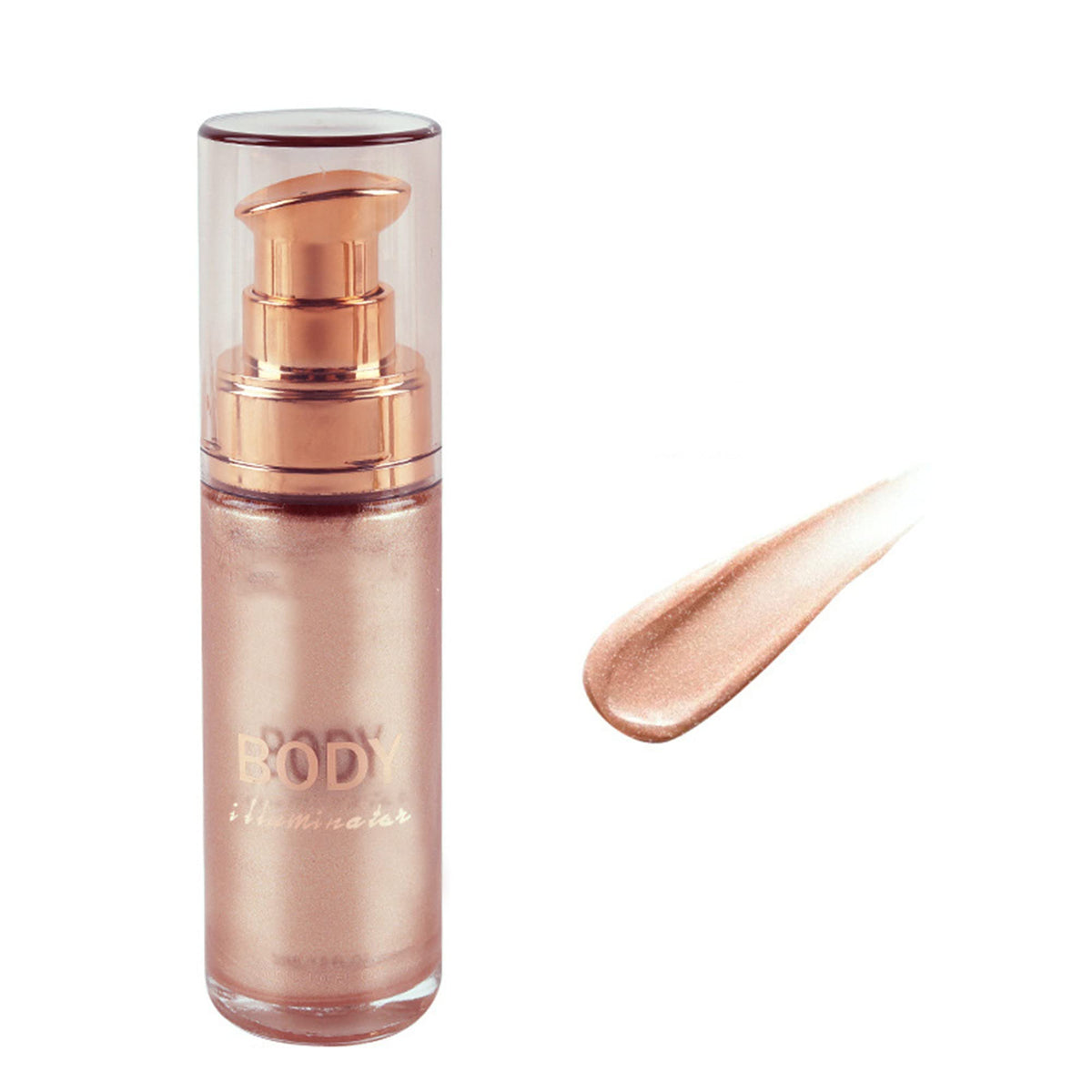 Maepeor Body Luminizer - 6 Colors Waterproof Liquid Highlighter, 30 Ml Champagne Gold