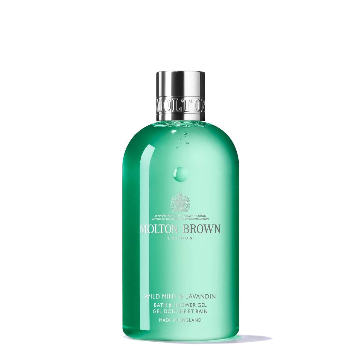 Molton Brown Wild Mint & Lavandin Bath & Shower Gel, 10 Fl Oz - Refreshing Body Cleanser