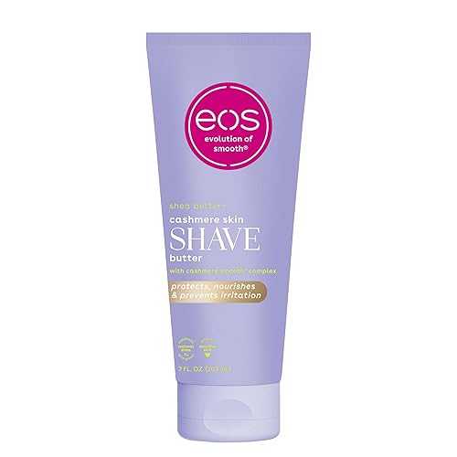 Eos Shave Butter - Vanilla Cashmere, Non-Foaming Cream, 7 Fl Oz, Clear, 21 Ounce