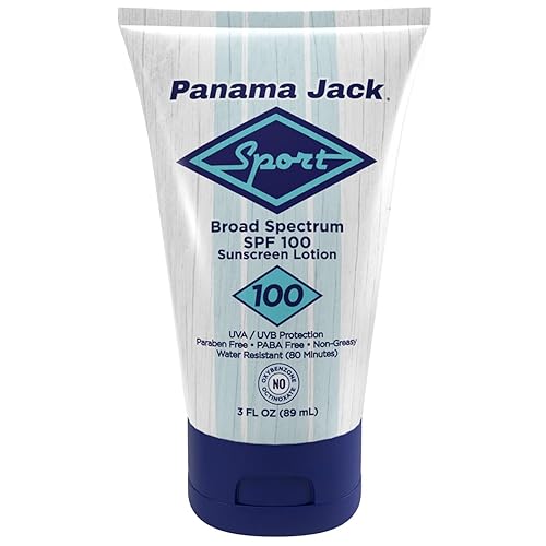 Panama Jack Sunscreen Lotion Spf 100 - Broad Spectrum Uva/Uvb, Non-Greasy, 3 Fl Oz