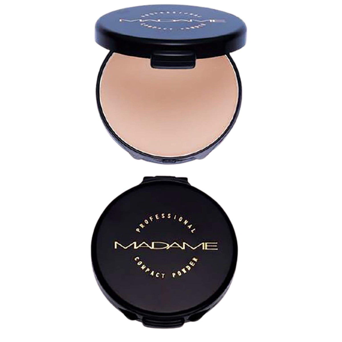 Madame Civic Madam Pressed Powder Foundation, Medium To Full Coverage, Uva/Uvb, 0.60 Oz.