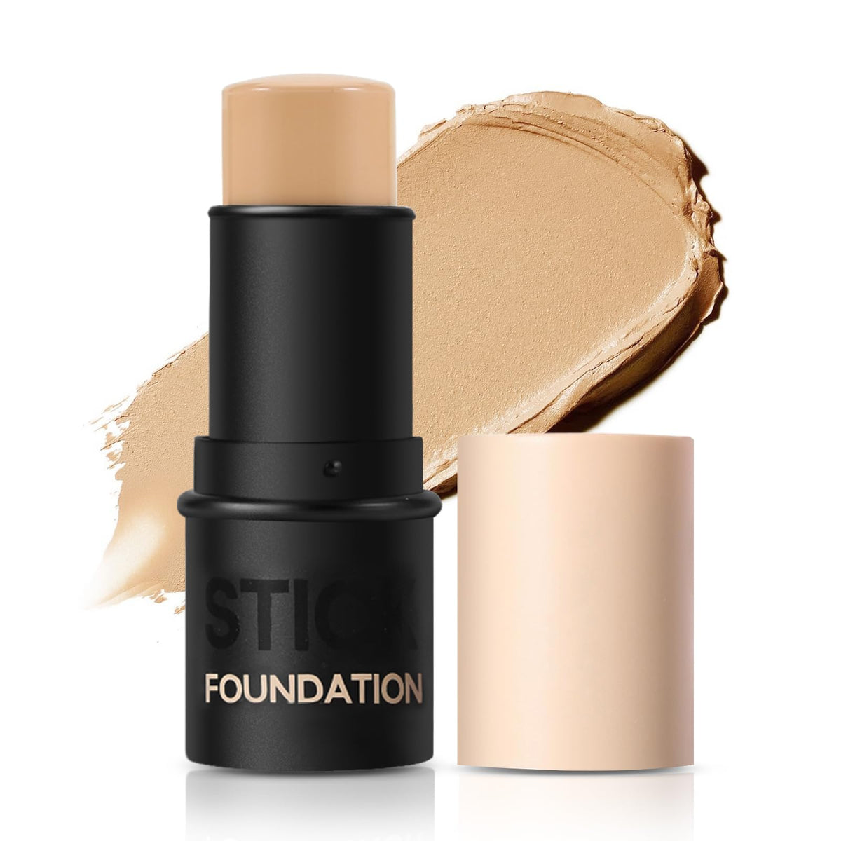 Afghouz Matte Foundation Stick - Waterproof Cream Concealer Makeup For Natural Finish, 0.35 Oz