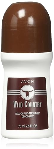 Avon Wild Country Roll-On Anti-Perspirant Deodorant, 2.6 Fl Oz, Long-Lasting Protection