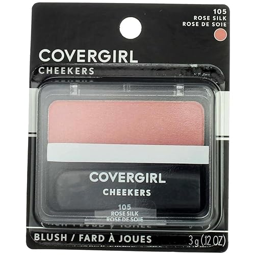 Covergirl Cheekers Blush, Rose Silk 105, 0.12 Oz - Pack Of 2, Perfect