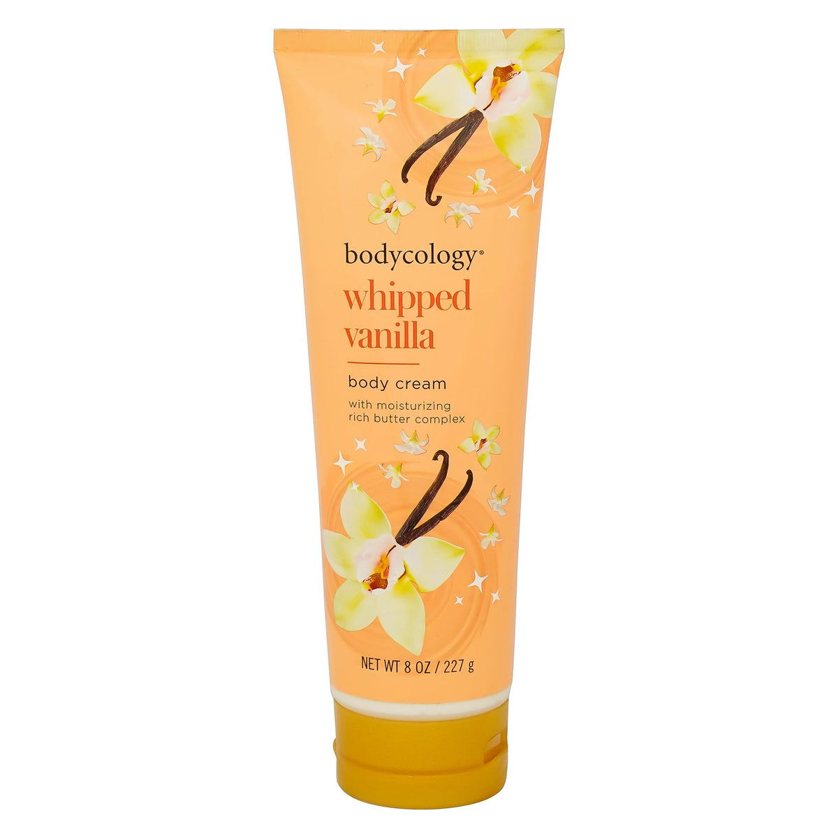 Bodycology Whipped Vanilla Body Cream For Women, 8 Oz - Moisturizing & Nourishing Formula