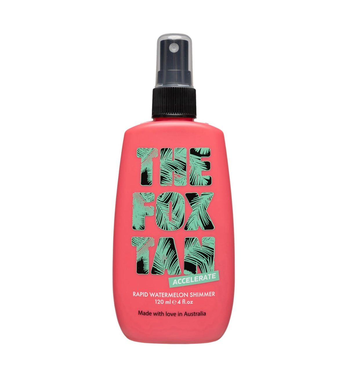 The Fox Tan Rapid Watermelon Shimmer - Vegan Tanning Accelerator For Darker, Long-Lasting Tans, 120Ml