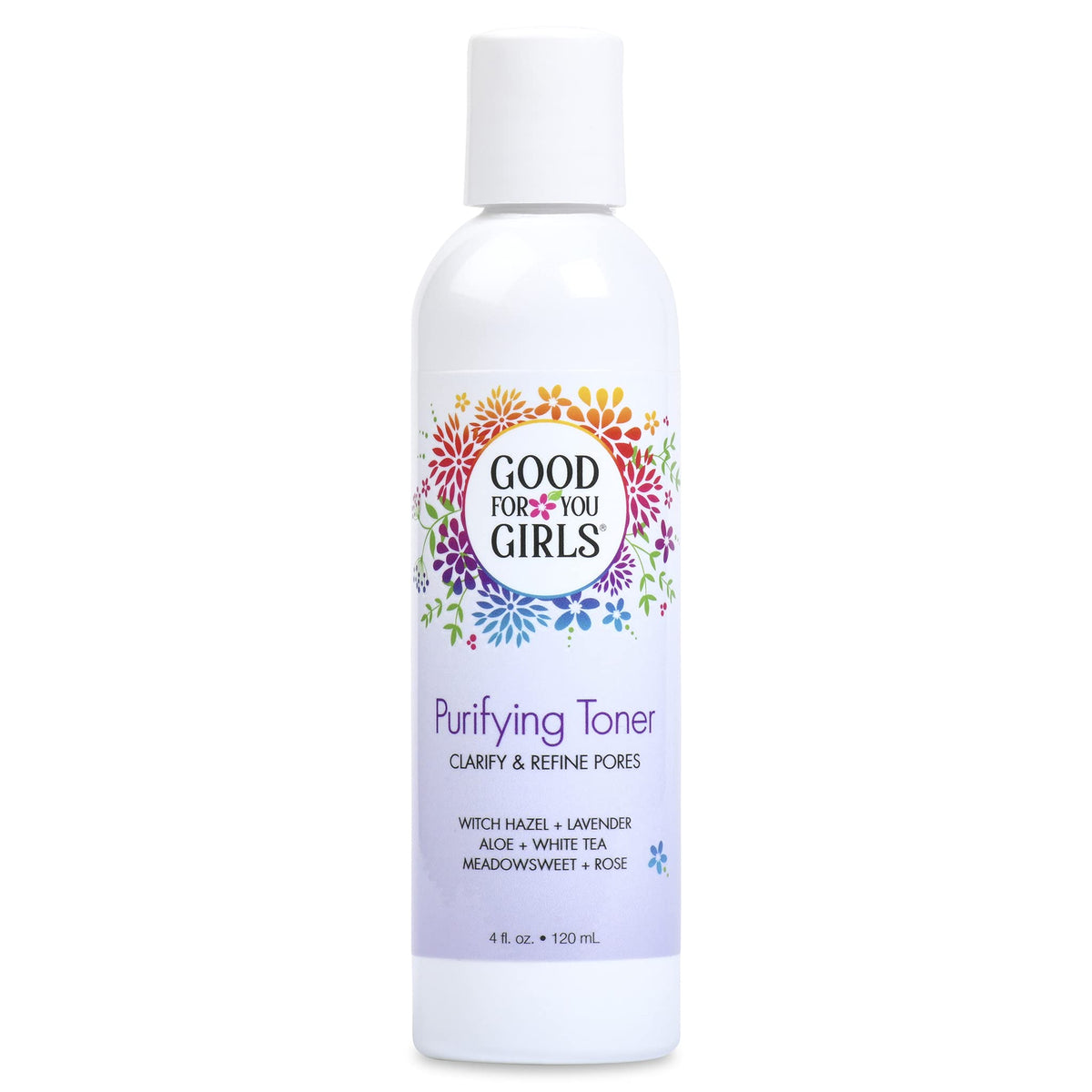 Good For You Girls Hydrating Toner With Aloe & Witch Hazel, Alcohol Free, 4 Fl Oz