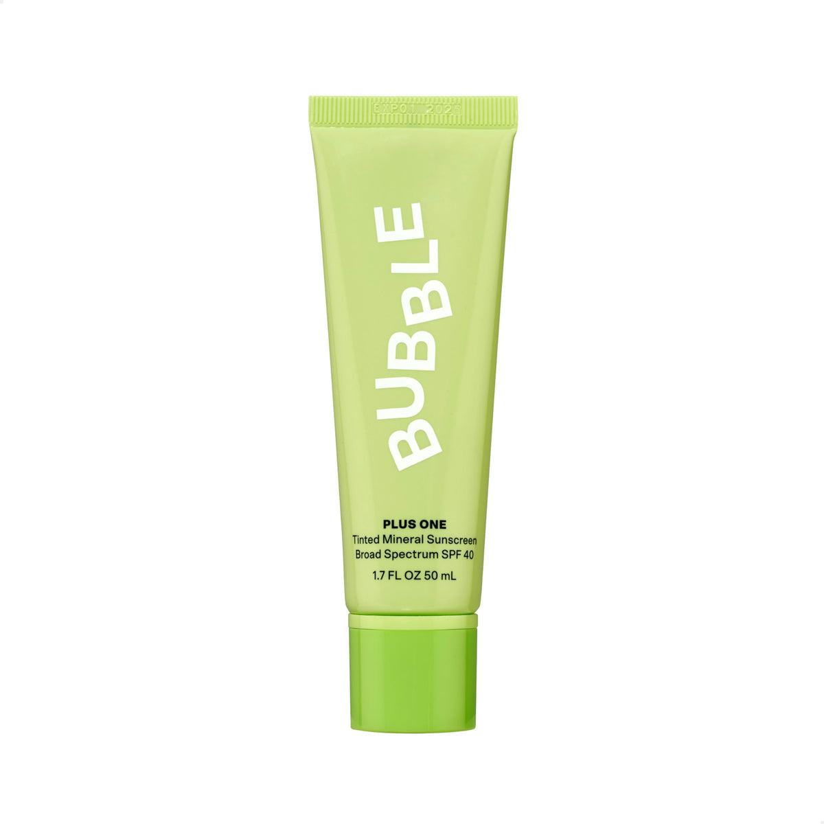 Bubble Skincare Daily Mineral Sunscreen Spf 40 - Tinted, Hydrating, Zinc Oxide, 50Ml