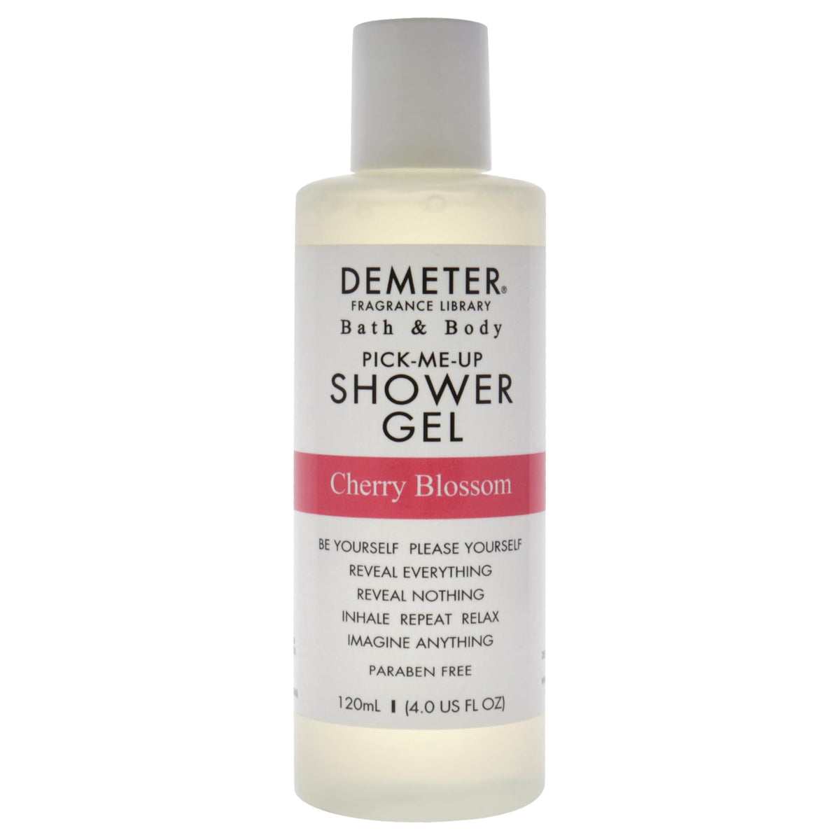 Demeter Cherry Blossom Bath & Shower Gel, 4 Fl Oz - Hydrating Cranberry Scent