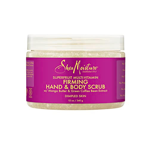 Sheamoisture Superfruit Complex Exfoliating Scrub, 12 Oz - Hand & Body Exfoliator For Dry Skin