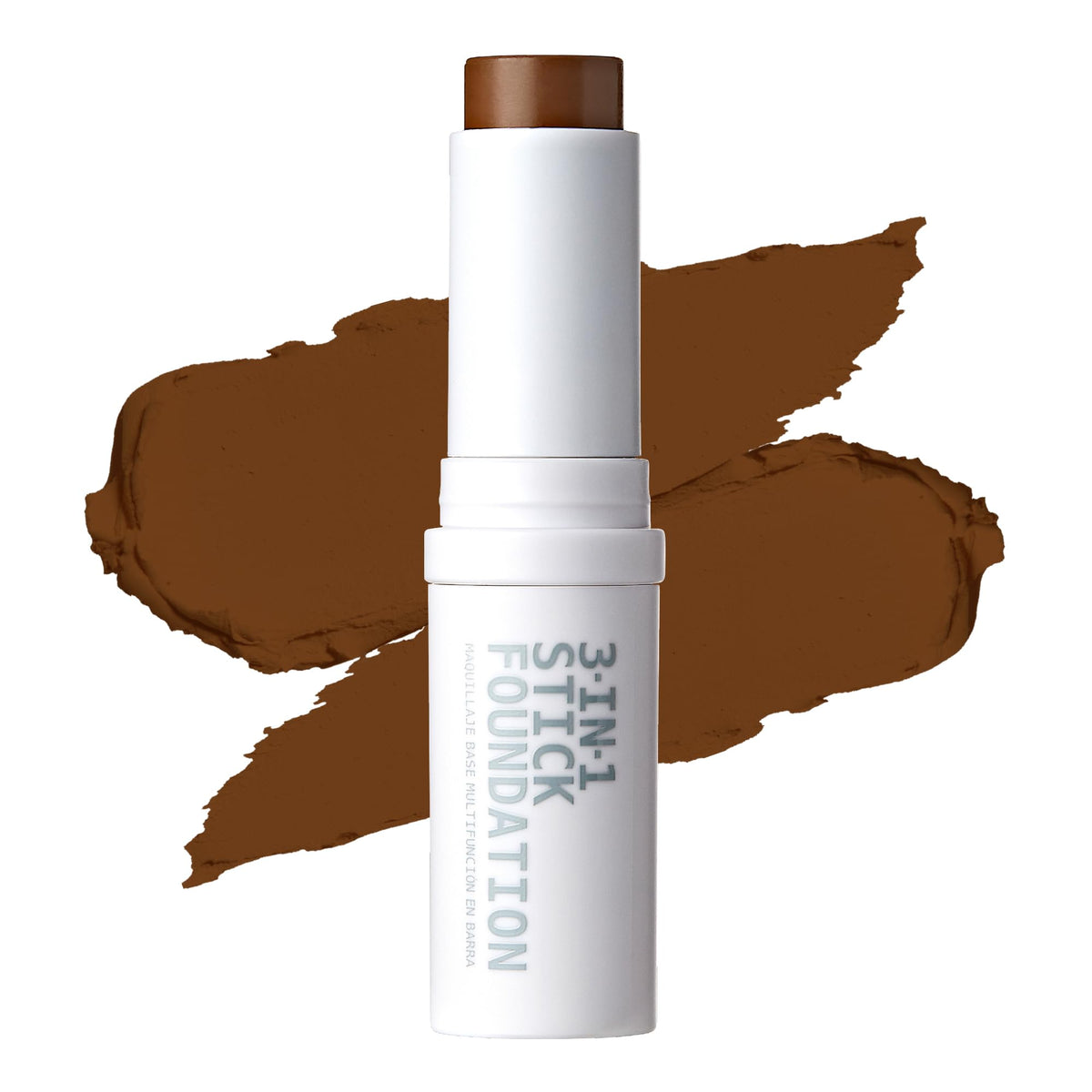 Ruby Kisses 3-In-1 Stick Foundation, Hydrating & Lightweight, Full Coverage In Chestnut, 0.32 Oz