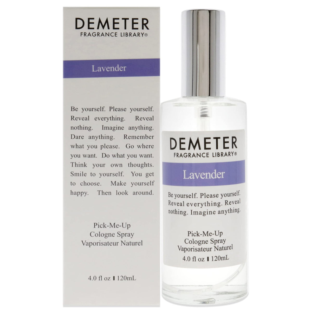 Demeter Unisex Cologne Spray  Lavender  4 Ounce