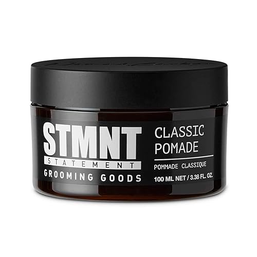 Stmnt Classic Pomade 3.38 Oz | Strong Hold | Natural Shine | Easy Wash Out Hair Styling