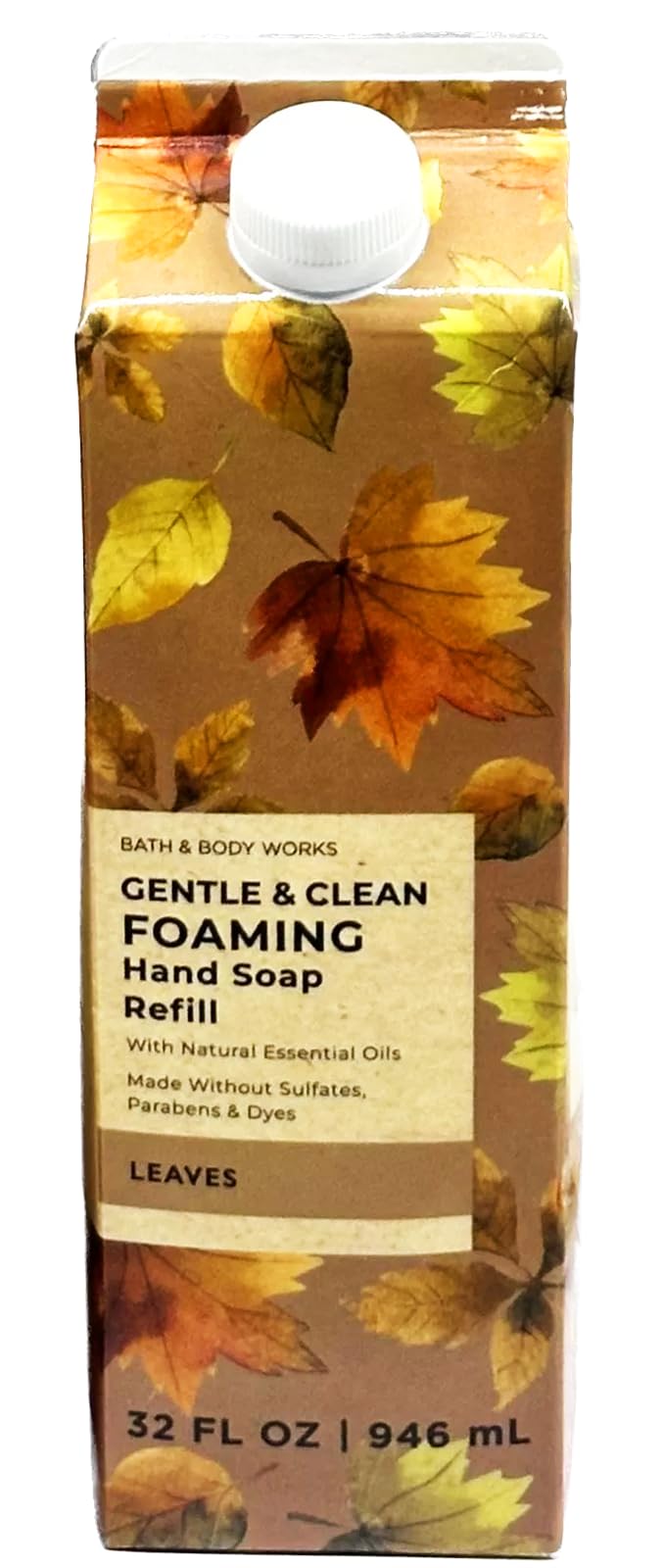 Generic Bath & Body Works Leaves Foaming Hand Soap Refill, 32Oz, Brown, Fall Scent