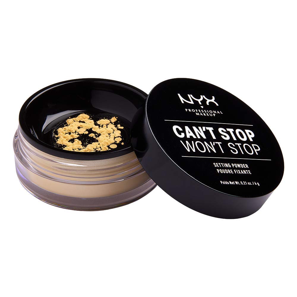 NYX PROFESSIONAL MAKEUP Can't Stop Won't Stop Loose Setting Powder - Banana, 0.21 oz