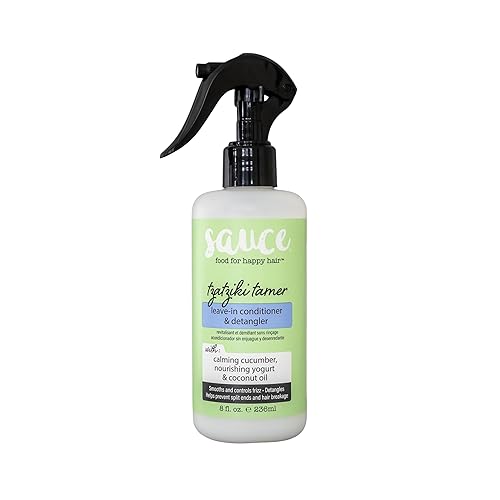 Sauce Beauty Leave In Conditioner & Detangler Spray For Curly, Oily, Damaged Hair - 8 Fl Oz