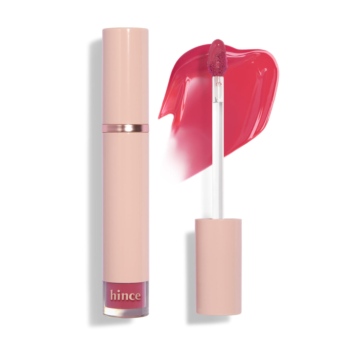 Hince Mood Enhancer Liquid Glow Lip Stain - Non-Sticky, Waterproof, Long Wearing - Cherished 0.16