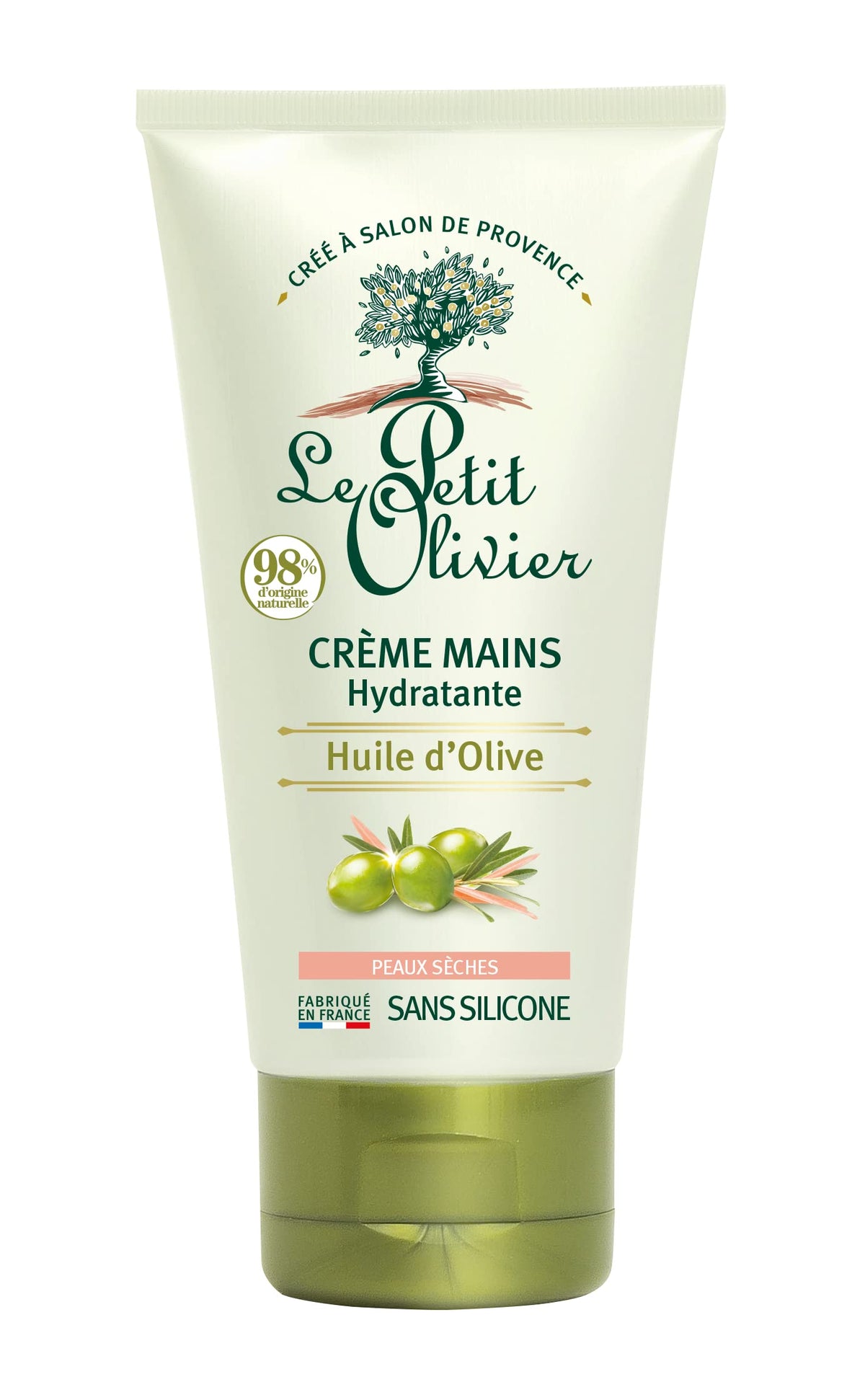 Le Petit Olivier Moisturizing Hand Cream with Olive Oil, Glycerin & Shea Butter - 2.5 Oz