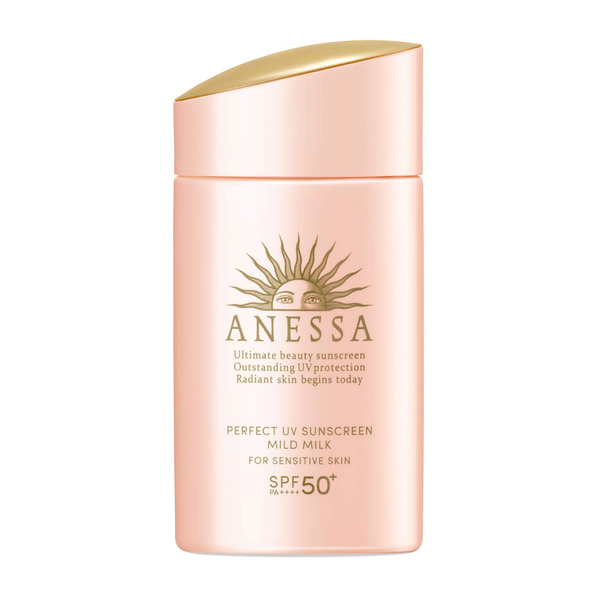 Anessa Perfect Uv Sunscreen Mild Milk Spf50+ Pa++++ 60Ml - Lightweight, Long-Lasting Protection