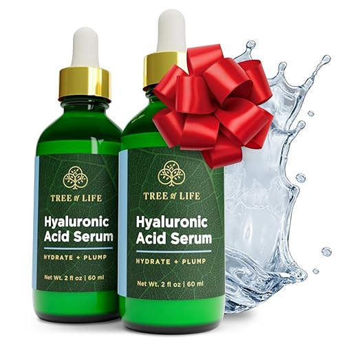 Tree Of Life Beauty Hyaluronic Acid Serum - Skin Brightening Face Oil For Dry & Sensitive Skin, 2Oz