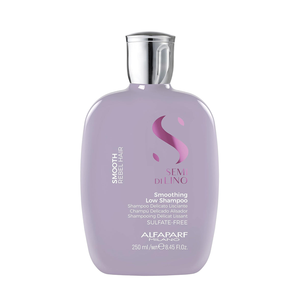 Alfaparf Milano Semi Di Lino Smooth Low Shampoo for Frizzy  Rebel Hair  Sulfate Free  Straightens Controls Hydrates  Smoothes U