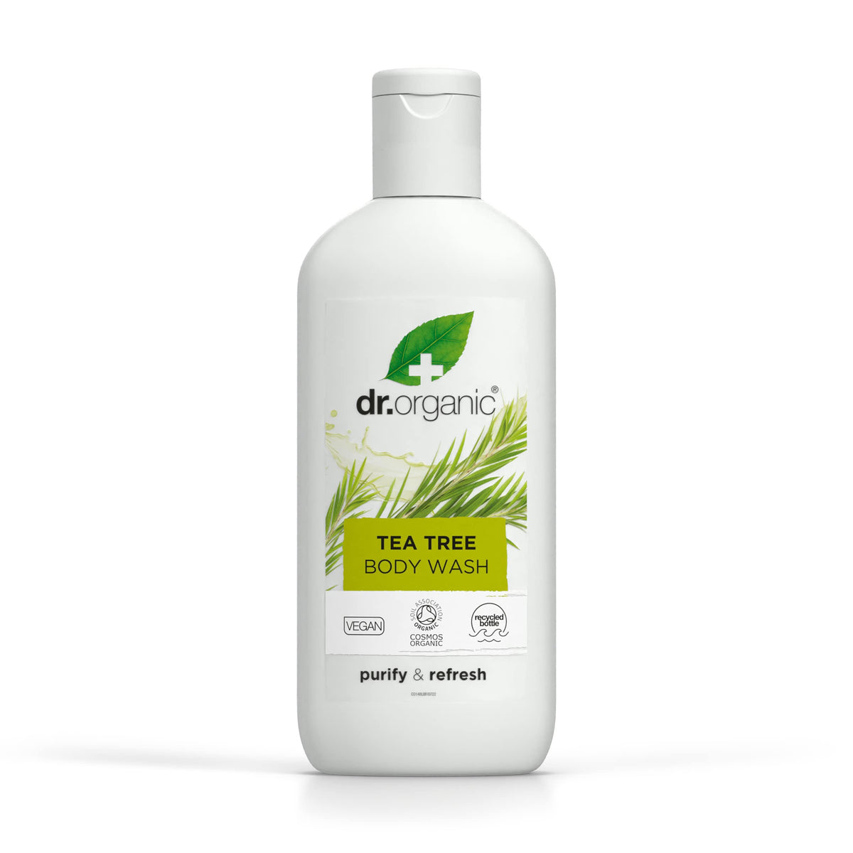 Dr. Organic Tea Tree Body Wash - 8.5 Fl. Oz. Organic Body Cleanser For Healthy Skin