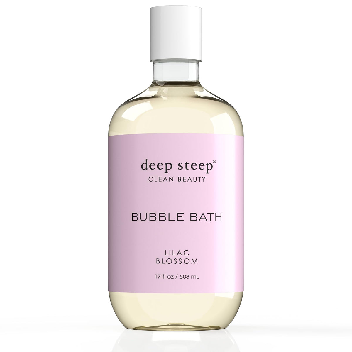 Deep Steep Lilac Blossom Bubble Bath, 17 Fl Oz - Classic Foaming Bath Soak For Relaxation