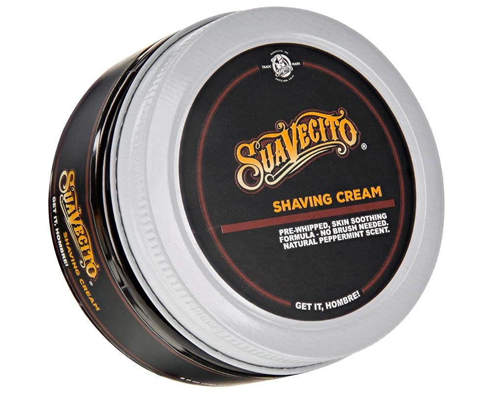 Suavecito Shaving Cream For Men - 8 Oz Cranberry Scented Grooming Essential