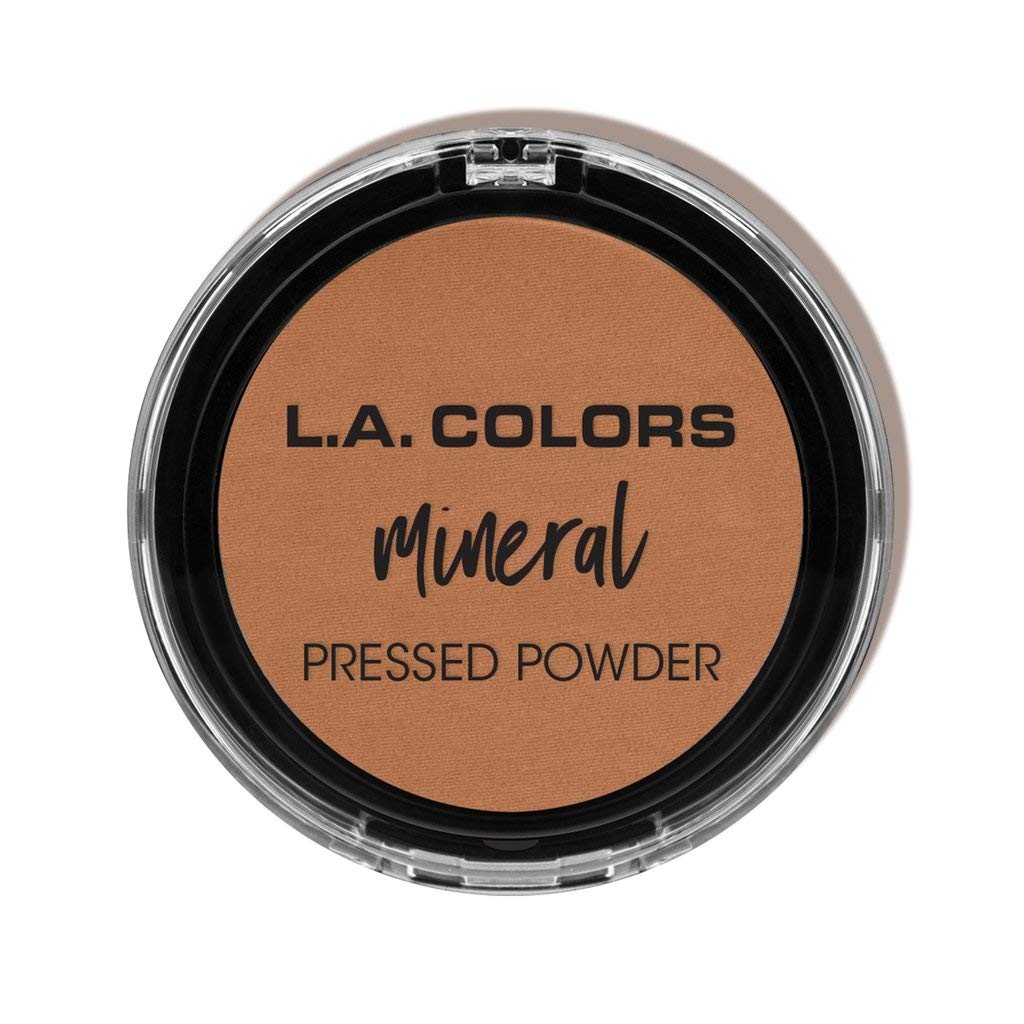 L.A. Colors Mineral Pressed Powder, True Beige, 1 Oz - Flawless Finish & Lightweight Formula