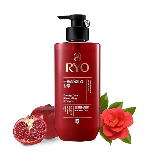 Ryo Damage Care Shampoo With Korean Ginseng & Caffeine, 16.2 Fl Oz - Moisturizing, Anti Loss Care