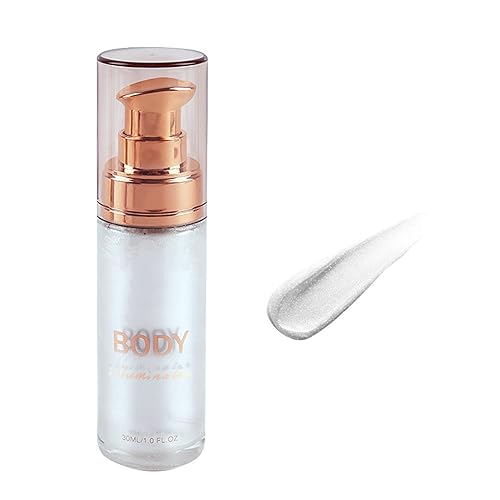 Maepeor Body Luminizer - 30Ml Waterproof Shimmer Glow Illuminator, Moonlight White