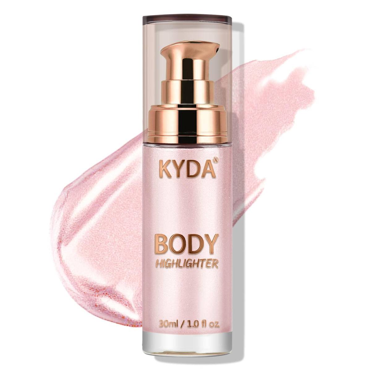 Ownest Kyda Body Luminizer, Waterproof Glow Makeup For Face & Body, 1 Fl. Oz, Sunset Shine