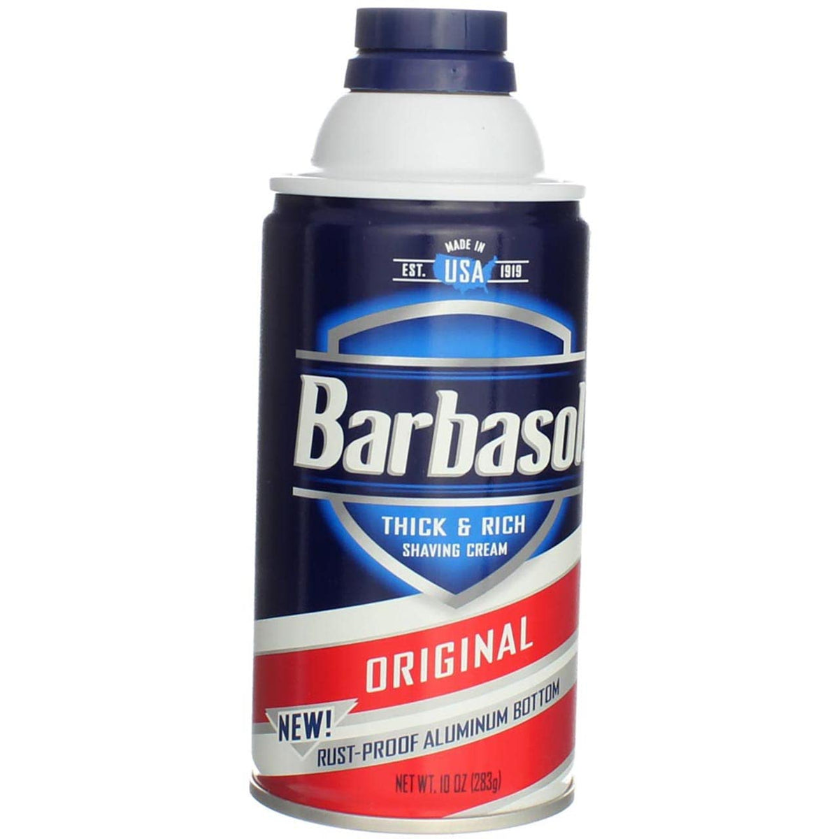 Barbasol Original Thick And Rich Shaving Cream, 10 Oz, Pack Of 12 - Smooth Shave Formula