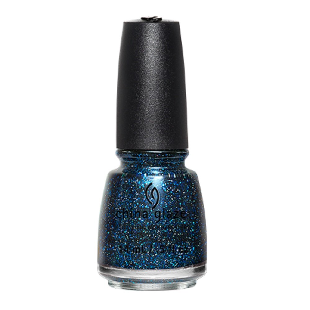 China Glaze Nail Polish - Star Hopping 1424, Midnight Blue, 1 Count